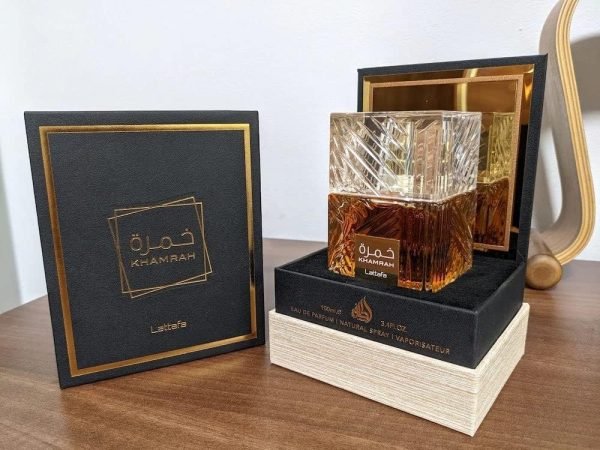 Big Summer Sale Limited Time Offer AED 99د.إ:Lattafa Perfumes Khamrah for Unisex Eau de Parfum Spray, 3.4 Ounce (Pack of 2)