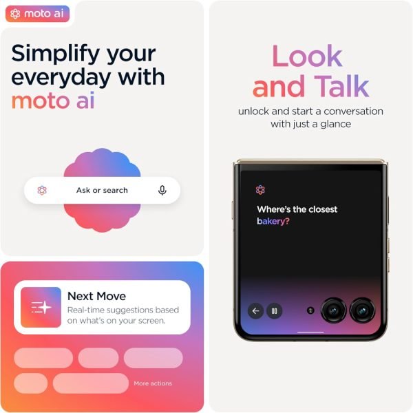 Limited benefits, first come first served:MOTOROLA Razr 60 Ultra 5G, 16+16GB RAM Boost, 512 GB ROM, Snapdragon 8 Elite, 7.0"+ 4.0" pOLED Display, Titanium Hinge, TurboPower 68W,...