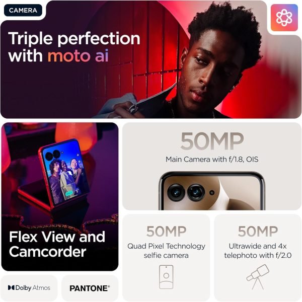 Limited benefits, first come first served:MOTOROLA Razr 60 Ultra 5G, 16+16GB RAM Boost, 512 GB ROM, Snapdragon 8 Elite, 7.0"+ 4.0" pOLED Display, Titanium Hinge, TurboPower 68W,...