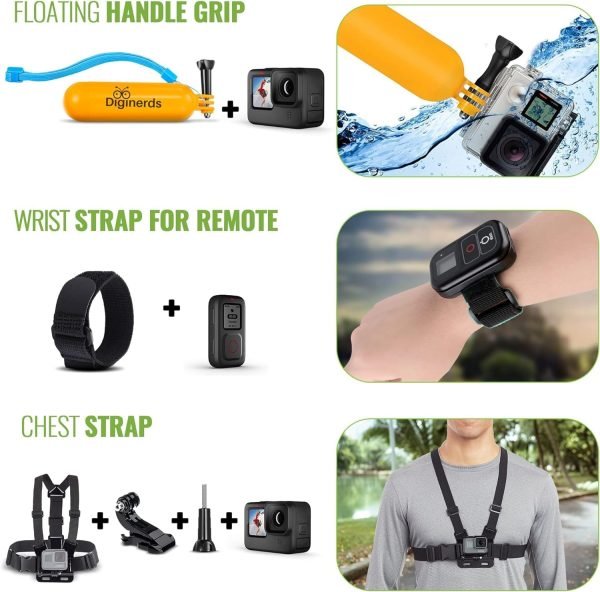 Limited-Time Sale for Summer Surprises AED 109د.إ:GoPro HERO13 Black - Waterproof Action Camera with 5.3K HDR Video, 27MP Photos, 1/1.9" Image Sensor, Live Streaming, Webcam,...