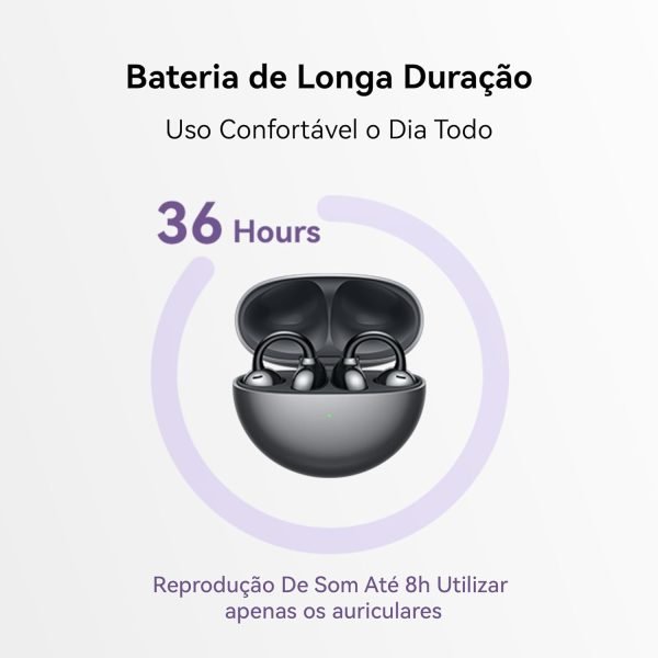 Limited-Time Sale for Summer Surprises AED 99د.إ:HUAWEI FreeClip, Innovative Clip Design, Intensive Open-Ear Listening Experience, AI Background Noise Cancellation for Calls,...