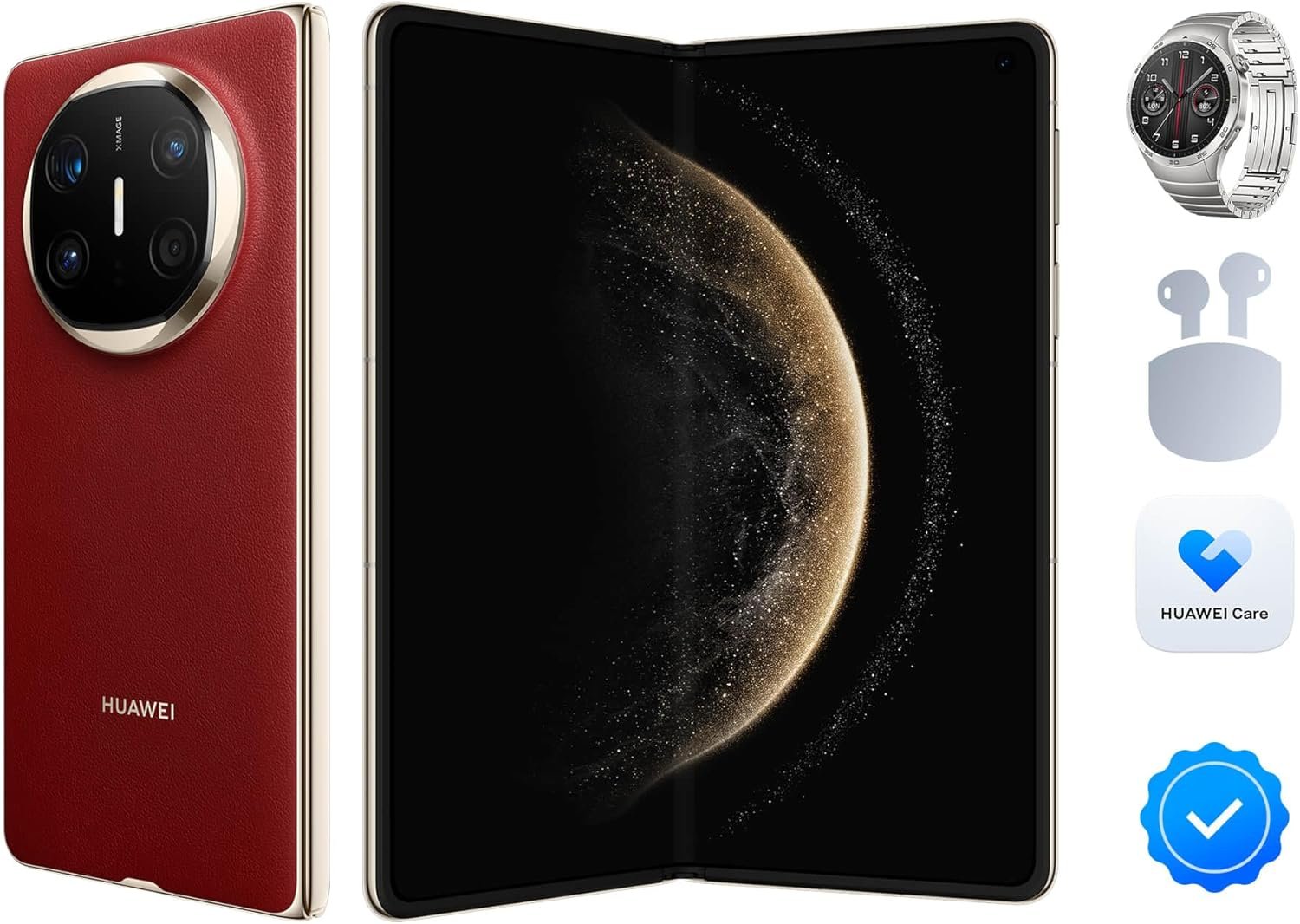 Limited-Time Sale for Summer Surprises AED 99د.إ:Huawei Mate X6 Dual-SIM 512GB ROM + 12GB RAM (GSM | CDMA) Factory Unlocked 5G Smartphone- International Version