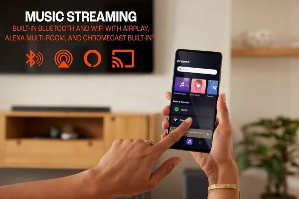 Limited-Time Sale for Summer Surprises AED 99د.إ:JBL Bar 500 5.1-Channel Soundbar with Wireless Subwoofer, Multibeam and Dolby Atmos Theatre-Quality 3D Surround Sound, PureVoice...