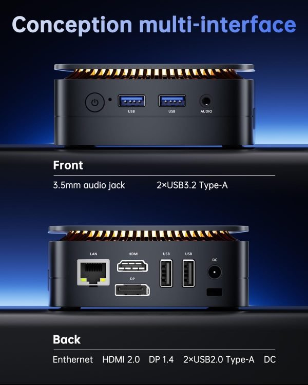 Limited-Time Sale for Summer Surprises AED 99د.إ:KAMRUI Desktop Mini PC, 16GB RAM 1TB M.2 SSD, Mini Computer with N97 Processor, Quad Core Small Computers 4K UHD, Support WiFi,...