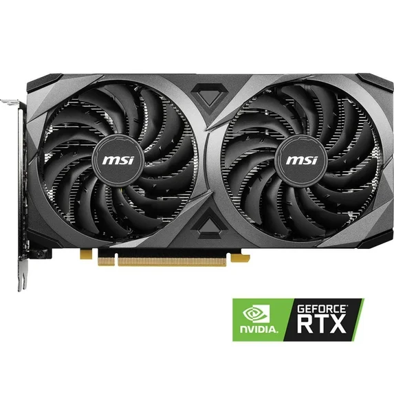 Limited-Time Sale for Summer Surprises AED 99د.إ:MSI GeForce RTX 3060 VENTUS 2X 12G OC Graphics Card: PCI Express Gen 4, 15 Gbps Memory Speed, 12GB GDDR6, 3x DisplayPort, 7680 x...