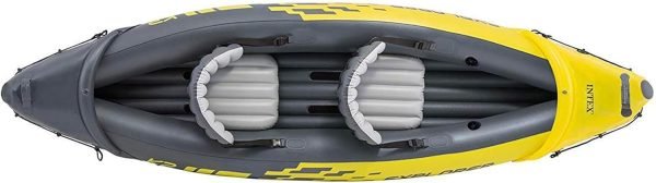 Summer Final Clearance Just AED 89د.إ:Intex 68307EP Explorer K2 Inflatable Kayak Set: Includes Deluxe 86in Aluminum Oars and High-Output Pump – SuperStrong PVC – Adjustable...