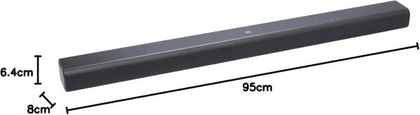 Summer Final Clearance Just AED 89د.إ:JBL Cinema SB 550 3.1 Channel Soundbar with Wireless Subwoofer and Dolby Audio, 250 W, HDMI ARC and Wireless Bluetooth Streaming, Black